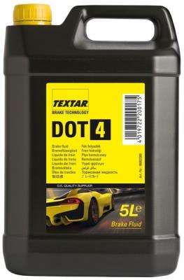 TEXTAR Υγρό Φρένων DOT4, Συσκευασία 5,00 lt