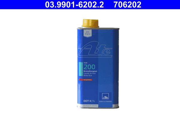 ATE Υγρό Φρένων DOT4 TYP200, Συσκευασία 1,00 lt