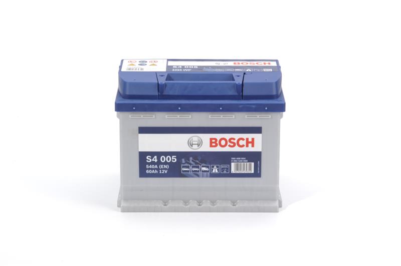 BOSCH Μπαταρία 12V  60Ah 540A, Δ+, S4, Blue Line