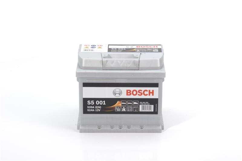 BOSCH Μπαταρία 12V  52Ah 520A, Δ+, S5, Black Line