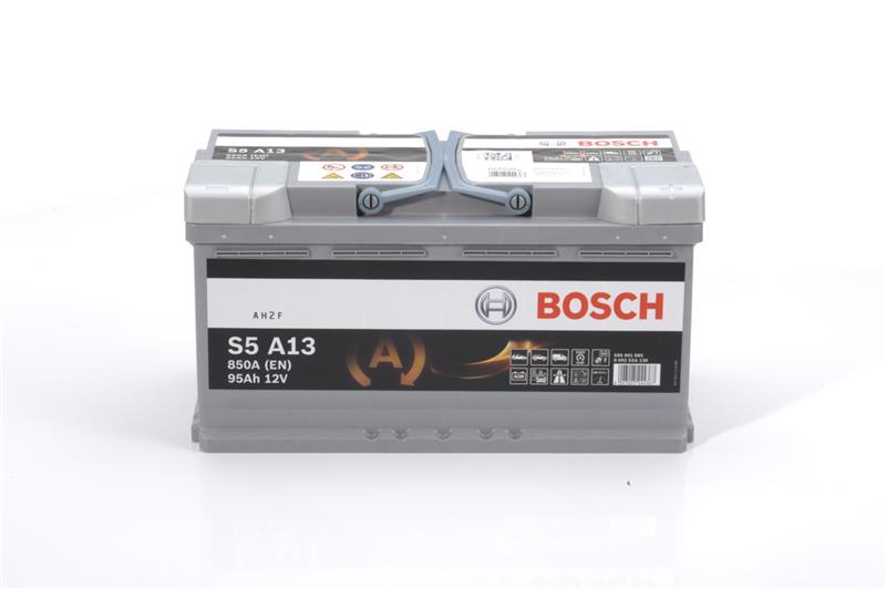 BOSCH Μπαταρία 12V  95Ah 850A, Δ+, S5, AGM, Start-Stop