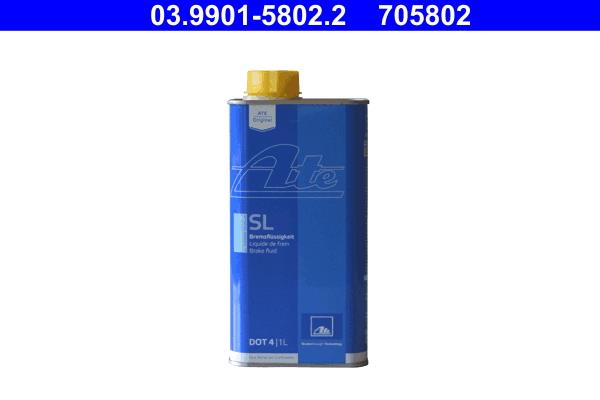 ATE Υγρό Φρένων DOT4 SL, Συσκευασία 1,00 lt