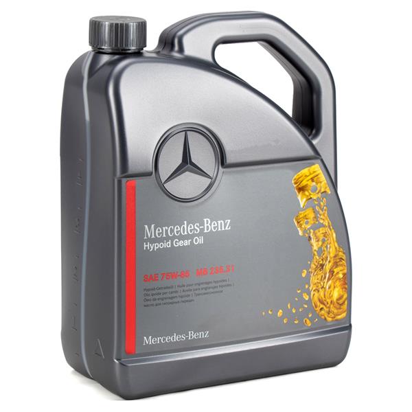MERCEDES-BENZ Λιπαντικό Διαφορικού (Βαλβολίνη), SAE 75W-85 (CV, Hypoid Gear), MB 235.31, 5lt
