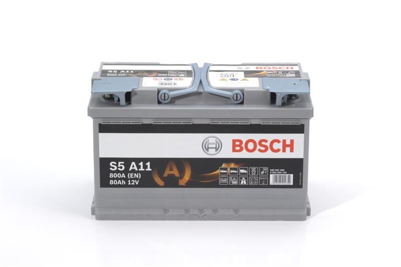 BOSCH Μπαταρία 12V  80Ah 800A, Δ+, S5, AGM, Start-Stop