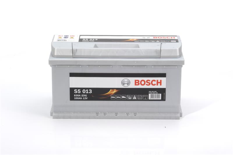 BOSCH Μπαταρία 12V 100Ah 830A, Δ+, S5, Black Line