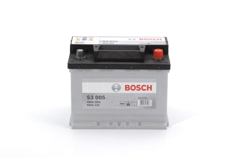 BOSCH Μπαταρία 12V  56Ah 480A, Δ+, S3, Grey Line